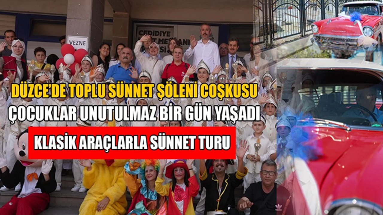BAŞKAN ÖZLÜ DİREKSİYONA GEÇTİ, SÜNNET KONVOYUNA ÖNCÜLÜK ETTİ