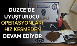 ÇİLİMLİ İLÇESİNDE DÜZENLENEN OPERASYONDA 4 SATICI GÖZALTINA ALINDI