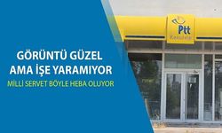 KONURALP POSTANEYE, BİNA İSE ÇALIŞANLARINA HASRET