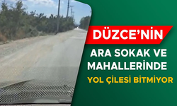 VATANDAŞLAR YOLLARIN BOZUKLUĞUNDAN DERT YANDI