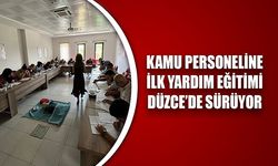 DÜZCE İL SAĞLIK MÜDÜRLÜĞÜ’NDEN HAYAT KURTARAN EĞİTİMLER