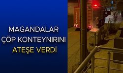 YANAN KONTEYNER MAHALLELİYİ DE EKİPLERİ DE HAREKETE GEÇİRDİ