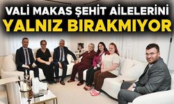 EŞİ İLE BİRLİKTE ŞEHİT POLİS MEMURUNUN AİLESİNİ ZİYARET ETTİ