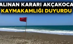 SAHİL VE PLAJLARA KIRMIZI BAYRAK ÇEKİLDİ