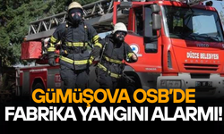 GÜMÜŞOVA OSB’DE FABRİKA YANGINI ALARMI