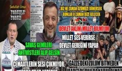 GAZZE’DEKİ ZULMÜ KURAN’DAKİ MÜSLÜMANLAR BİTİRECEK
