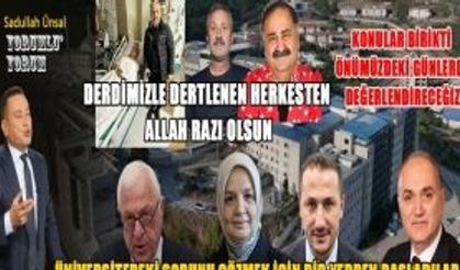 BİR YERDEN BAŞLAMAK LAZIM, BAŞLADIK
