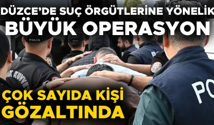 ADRESLERE EŞ ZAMANLI BASKIN DÜZENLENDİ