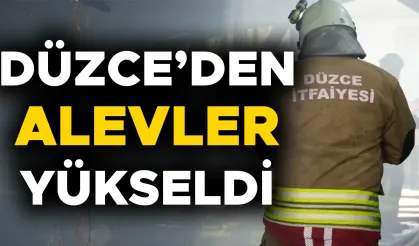 YANGIN İTFAİYE EKİPLERİ TARAFINDAN KONTROL ALTINA ALINDI