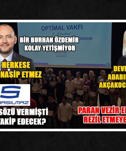 DÜZCE BURHAN ÖZDEMİR’İ ÖRNEK ALSIN