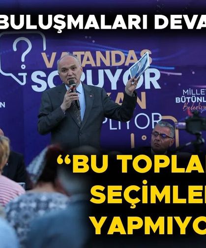 “BİZ İNSANIMIZLA BÜTÜNLEŞEN BİR YÖNETİM ANLAYIŞINI BENİMSEDİK”