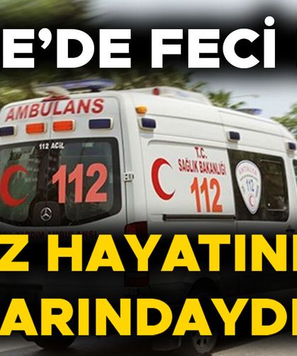 MOTOSİKLET SÜRÜCÜSÜ HAYATINI KAYBETTİ…