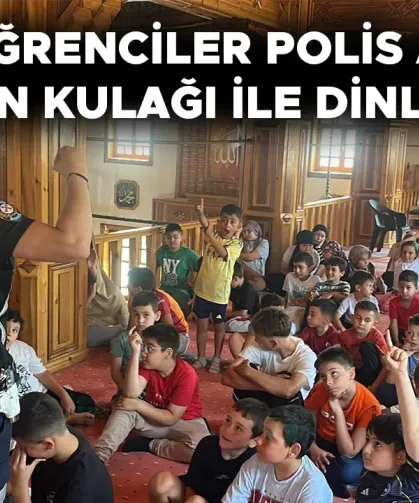 YAZ KUR’AN KURSU’NDA TRAFİK EĞİTİMİ VERİLDİ