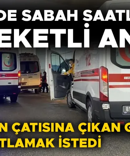 TÜM EKİPLER BÖLGEYE SEVK EDİLDİ