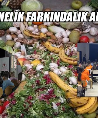İSRAFA YÖNELİK FARKINDALIK ARTIRILIYOR