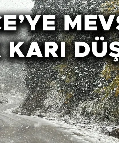 SAĞANAK YAĞIŞ YERİNİ KAR YAĞIŞINA BIRAKTI