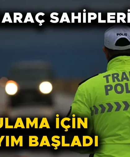 ARACINA TAKTIRMAYANLAR BÜYÜK CEZALAR ÖDEYECEK