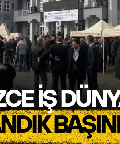 DÜZCE TSO’DA SEÇİM BAŞLADI