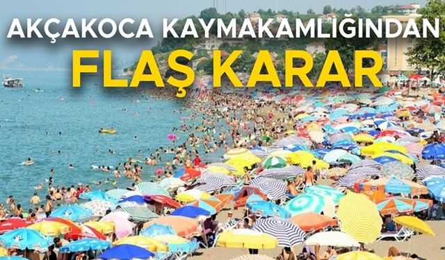 DENİZE GİRMEK YASAKLANDI