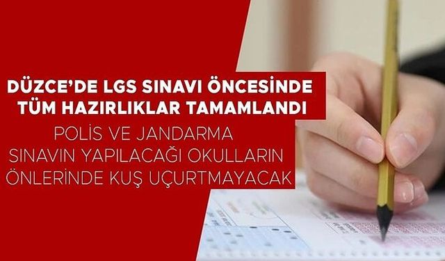 VALİ ASLAN’DAN ÖĞRENCİLER VE DÜZCELİLER’E MESAJ VAR