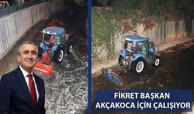 ÇİVİ DERESİ TEMİZLENDİ