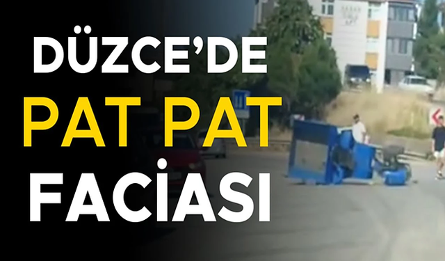 KAMYONUN ÇARPTIĞI PAT PAT SÜRÜCÜSÜ HAYATINI KAYBETTİ