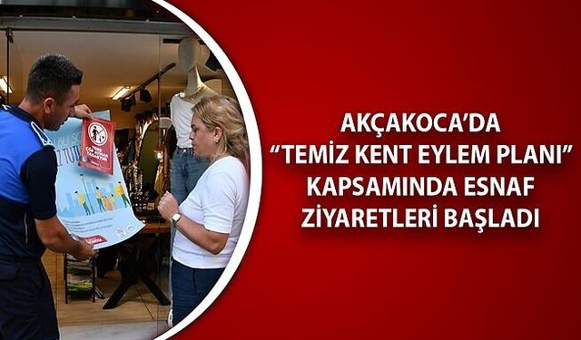 BAŞKAN ALBAYRAK: “HEDEFİMİZ HEP BİRLİKTE DAHA TEMİZ BİR AKÇAKOCA”