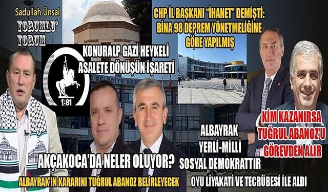 BELEDİYE BİNASI YIKILSIN DÜZCE KAZANSIN