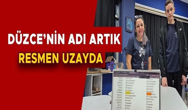 BİLSEM DÜZCE UZAYDA TESCİLLENDİ HEMDE BEDAVA