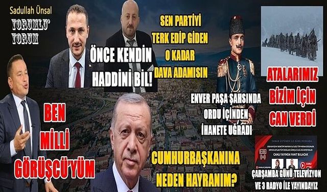 DÜNÜ BİLMEYENLER YARINLARI ÖNGÖREMEZLER
