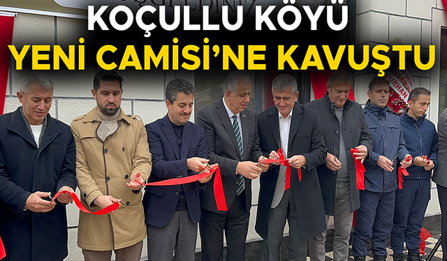 KÖY CAMİSİ DÜZENLENEN TÖRENİN ARDINDAN İBADETE AÇILDI