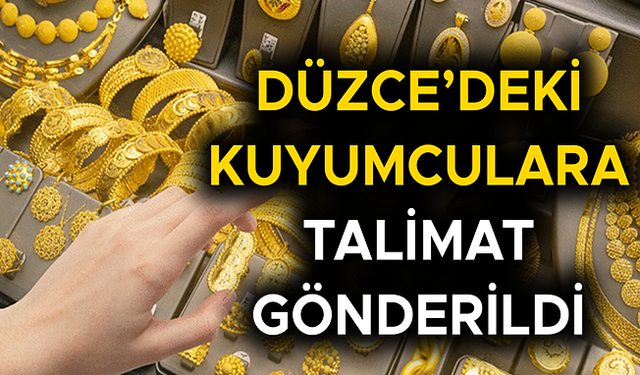 O ALTINLARIN ALIM – SATIMI YASAKLANDI