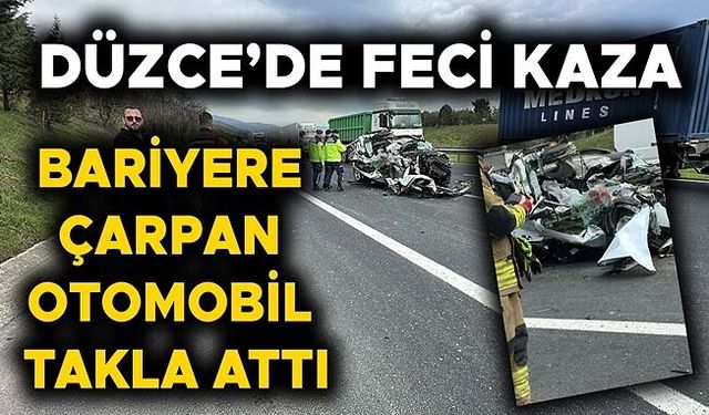 KAZADA 1 KİŞİ HAYATINI KAYBETTİ, 1 KİŞİ YARALANDI