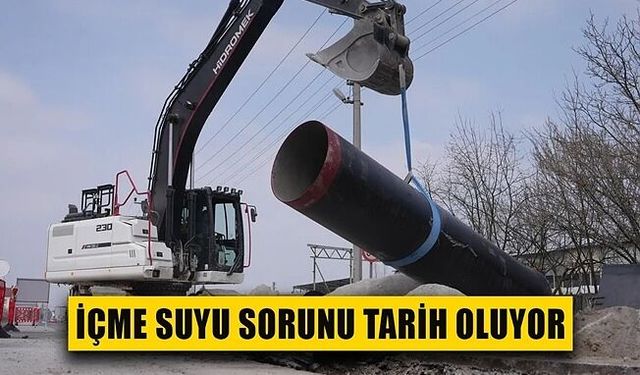 40 YILLIK HATLAR ÇELİK BORULARLA YENİLENİYOR