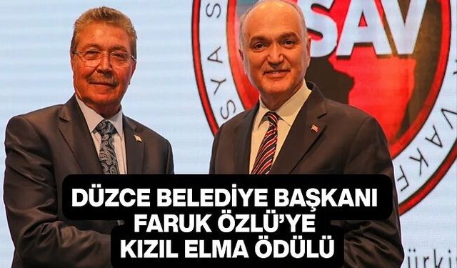 PRESTİJLİ ÖDÜL SAVUNMA SANAYİSİNE KATKILARI İÇİN VERİLDİ