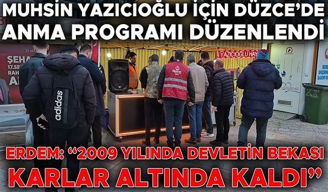 “ŞEHİT LİDERİMİZ YAZICIOĞLU’NUN FAİLLERİ HALA DAHA BULUNAMADI”