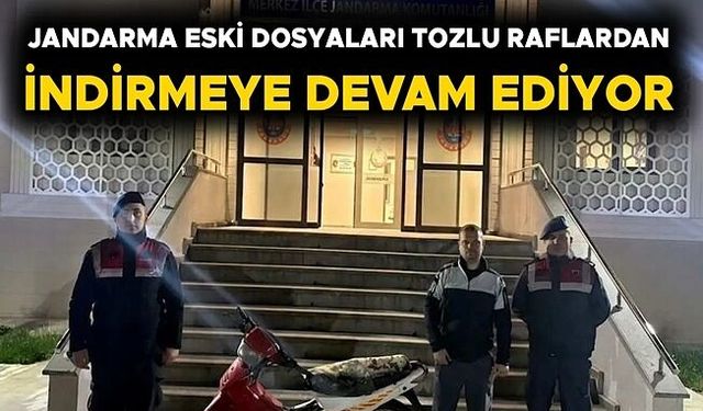 JANDARMA EKİPLERİ HIRSIZLIK ŞÜPHELİSİNİ GÖZALTINA ALDI