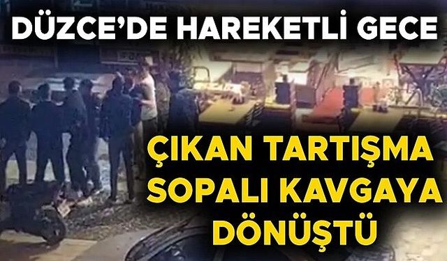 OLAYA POLİS EKİPLERİ MÜDAHALE ETTİ