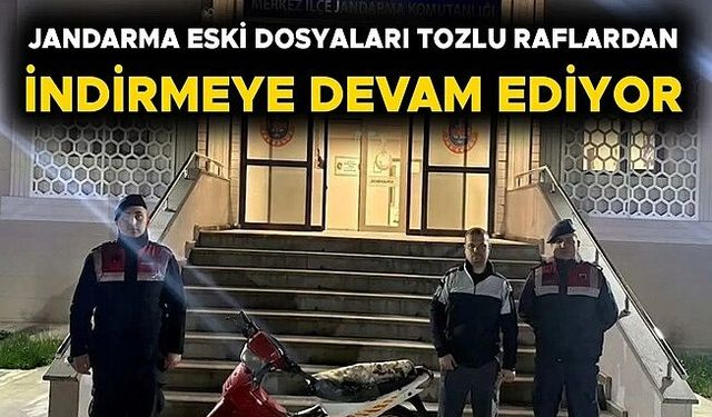 JANDARMA EKİPLERİ HIRSIZLIK ŞÜPHELİSİNİ GÖZALTINA ALDI