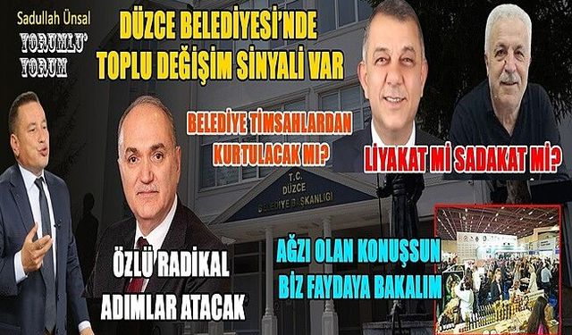 DÜZCE’YE NE KATACAKSINIZ ONU SÖYLEYİN
