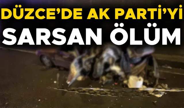 BAŞKAN TRAFİK KAZASINDA HAYATINI KAYBETTİ