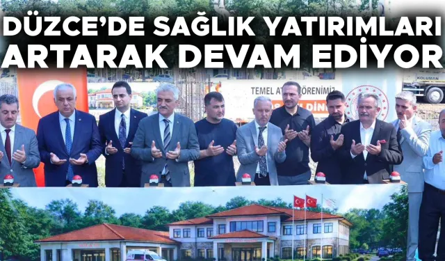 SAĞLIK TESİSİZLERİNİN TEMELİ ATALDI