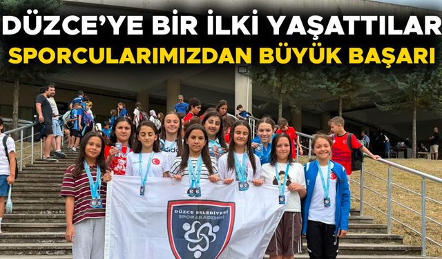14 MADALYA İLE DÜZCE’YE DÖNDÜLER