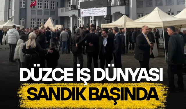 DÜZCE TSO’DA SEÇİM BAŞLADI