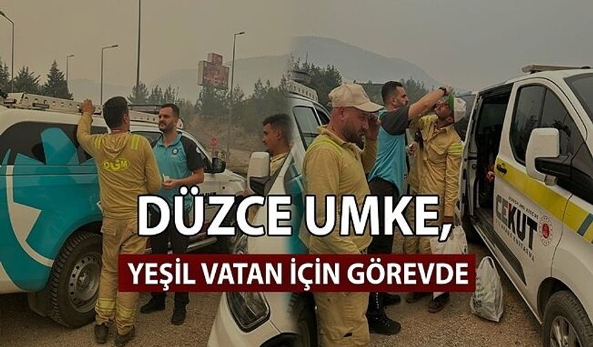 KARABÜK’TEKİ ORMAN YANGININA DESTEK İÇİN SAHADALAR