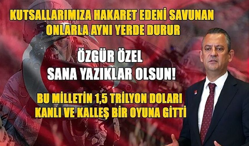 KİM TERÖRÜN SÜRMESİNİ İSTİYORSA BU MEMLEKETİN EN BÜYÜK HAİNİ ODUR