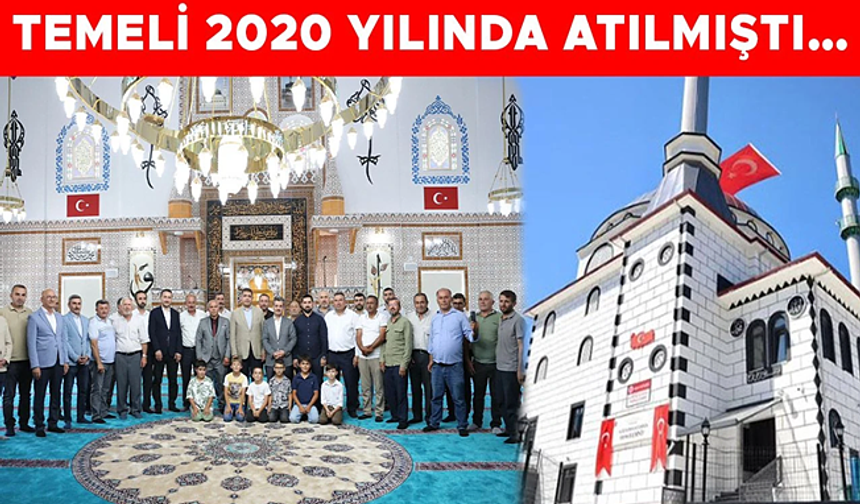 KURTSUYU KÖYÜ CAMİSİİ DUALARLA İBADETE AÇILDI