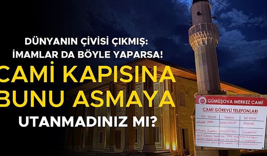 “09:30’DAN SONRA GELMEYİN, SELANIZ OKUNMAZ”