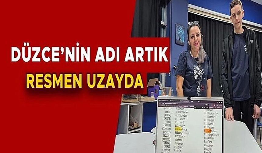 BİLSEM DÜZCE UZAYDA TESCİLLENDİ HEMDE BEDAVA