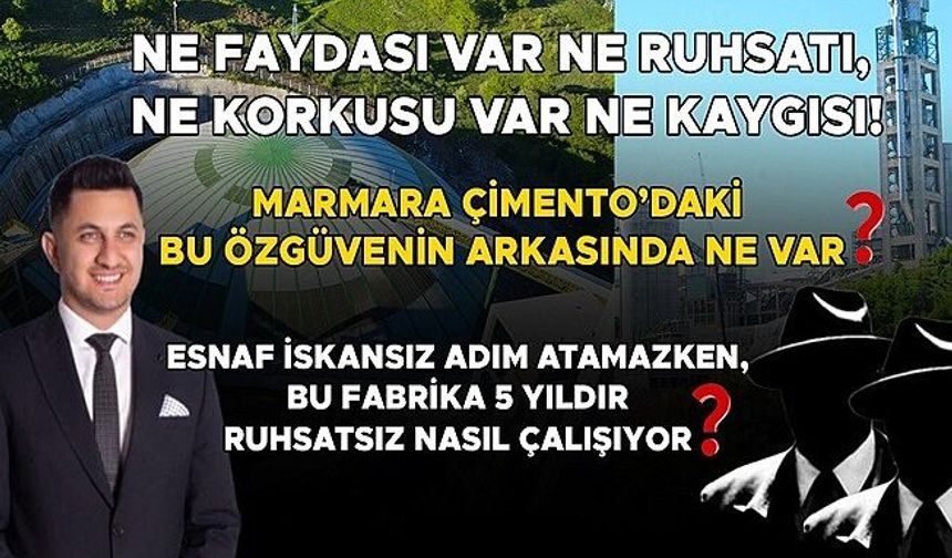 İL BAŞKANI, BETONCU VE SELAMİ SAVAŞ BU İŞİN NERESİNDE?